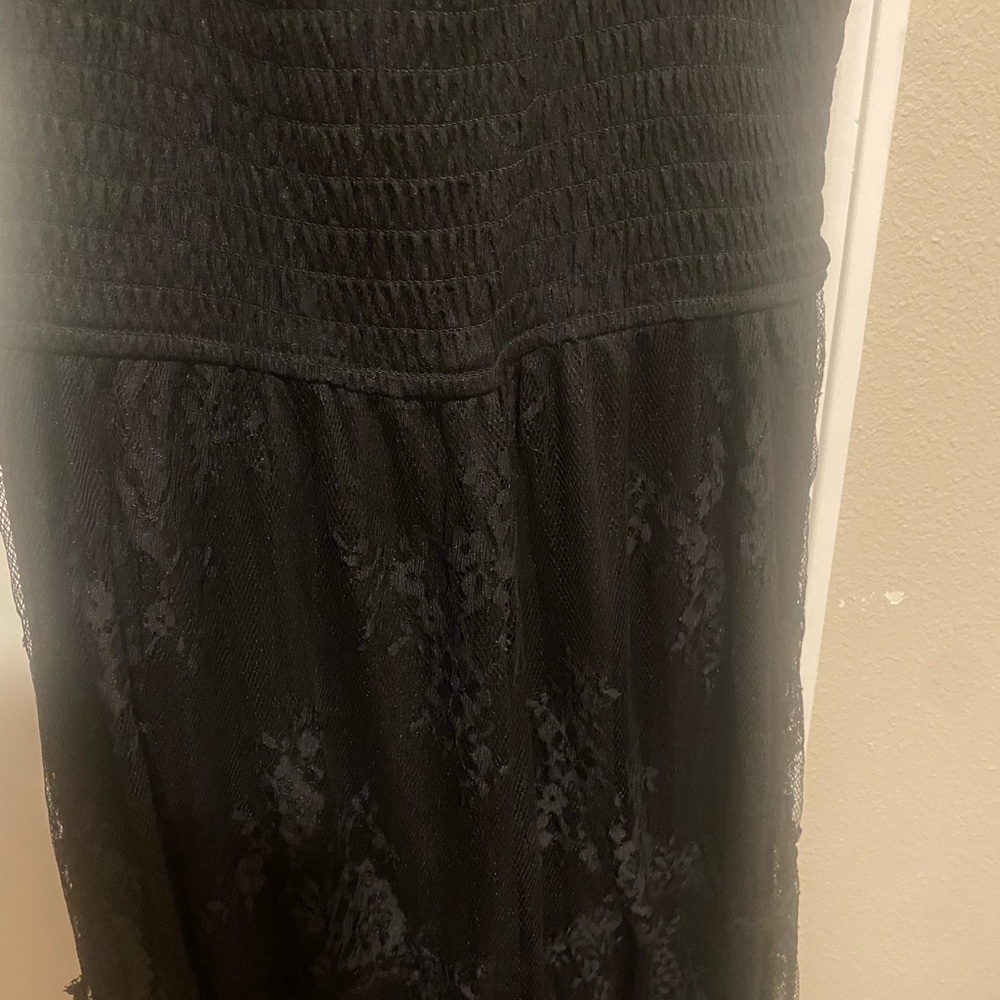 Elegant Black Lace Dress